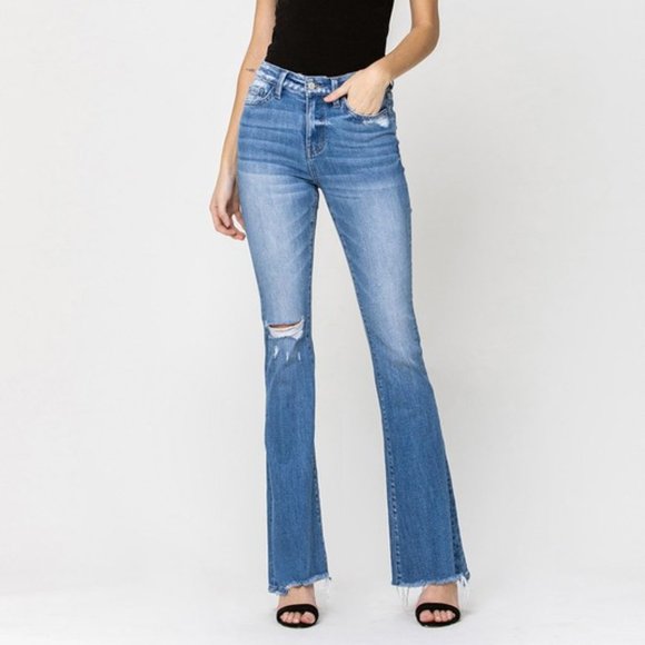 *NEW* Flying Monkey High-Rise Flare Jeans - Picture 5 of 12